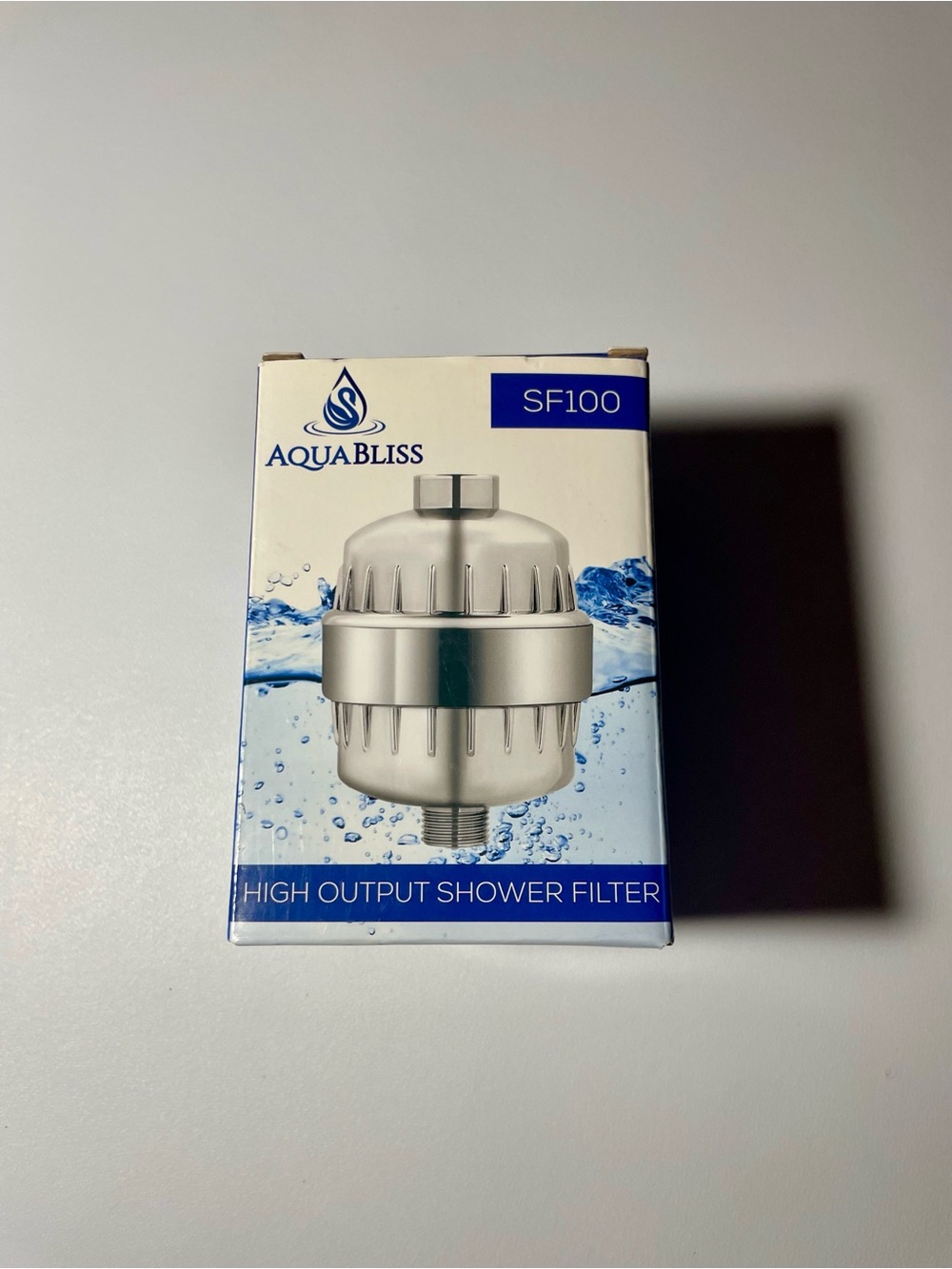 New AquaBliss SF100 Daily Revitalize Shower Filter Chrome In Box Fresh Clean
